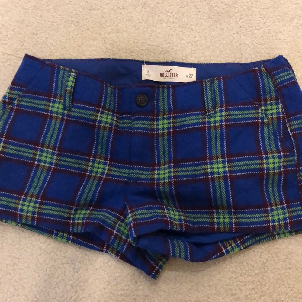 Hollister Plaid Shorts